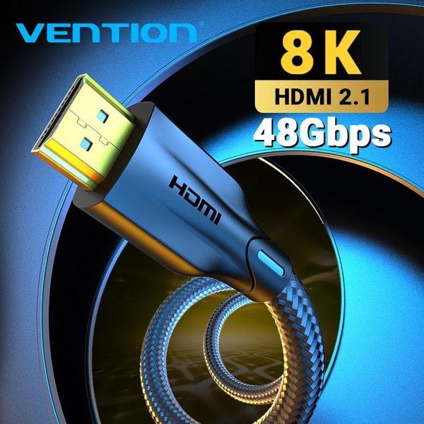 audio cables & connectors vention cable 2.1 8k@60hz 4k@120hz ultra high speed 48gbps for ps4 mi tv box splitter digital hdr
audio cables & connectors vention cable 2.1 8k@60hz 4k@120hz ultra high speed 48gbps for ps4 mi tv box splitter digital hdr