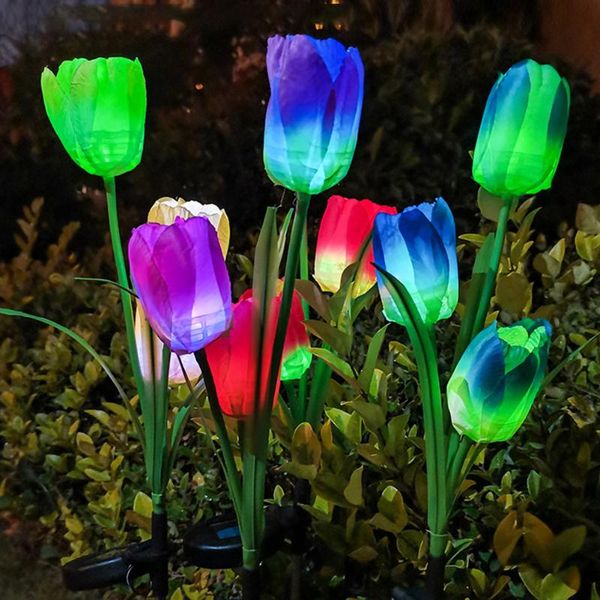 lawn lamps outdoor waterproof led solar 3-tulip flower light garden stake lamp balcony pathway wedding decorative
lawn lamps outdoor waterproof led solar 3-tulip flower light garden stake lamp balcony pathway wedding decorative