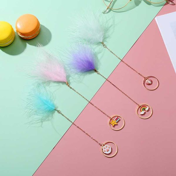 1pc kawaii cat's claw rainbow bookmark diy journal accessories book mark page folder office school supplies stationery
1pc kawaii cat's claw rainbow bookmark diy journal accessories book mark page folder office school supplies stationery