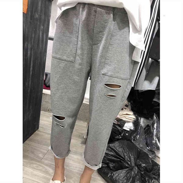 women's pants & capris spring summer korea fashion women elastic waist ankle-length cotton loose hole design casual harem plus siz, Black;white
women's pants & capris spring summer korea fashion women elastic waist ankle-length cotton loose hole design casual harem plus siz, Black;white