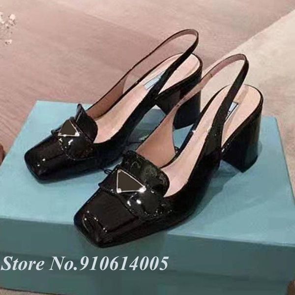 dress shoes classics women sandals square toe genuine leather office lady brand fashion metal decoration high heels back strap pumps, Black
dress shoes classics women sandals square toe genuine leather office lady brand fashion metal decoration high heels back strap pumps, Black