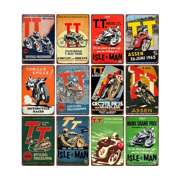 tt isle of man metal poster retro vintage tin signs motorcycle races plaque wall plate pub bar garage home decor 20x30cm
tt isle of man metal poster retro vintage tin signs motorcycle races plaque wall plate pub bar garage home decor 20x30cm