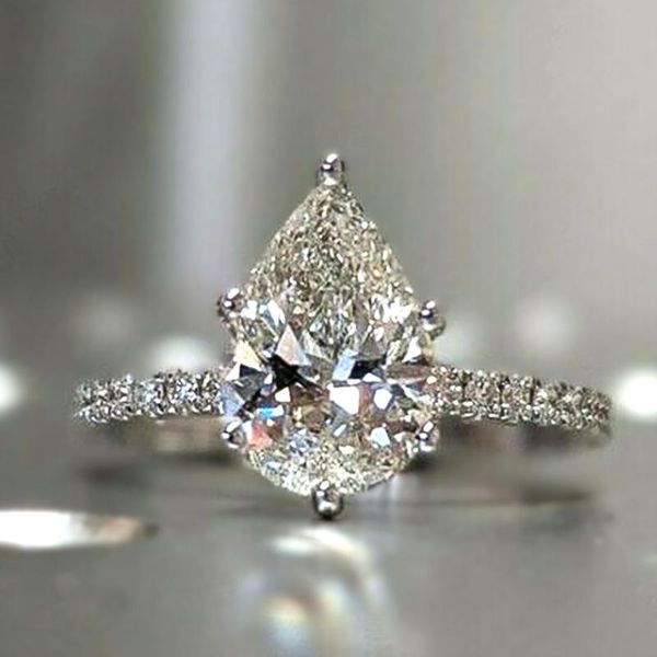 wedding rings vintage female crystal water drop ring charm silver color engagement luxury white zircon thin for women, Slivery;golden
wedding rings vintage female crystal water drop ring charm silver color engagement luxury white zircon thin for women, Slivery;golden