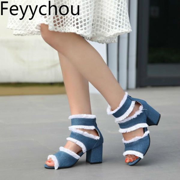 women's sandals high heels zip peep toe denim mixed colors 2021 fashion party wedding casual office black size 34-45
women's sandals high heels zip peep toe denim mixed colors 2021 fashion party wedding casual office black size 34-45