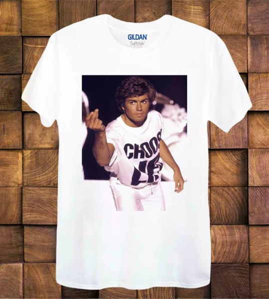 choose life t shirt george michael wham ideal gift ladies /tee 881, White;black
choose life t shirt george michael wham ideal gift ladies /tee 881, White;black