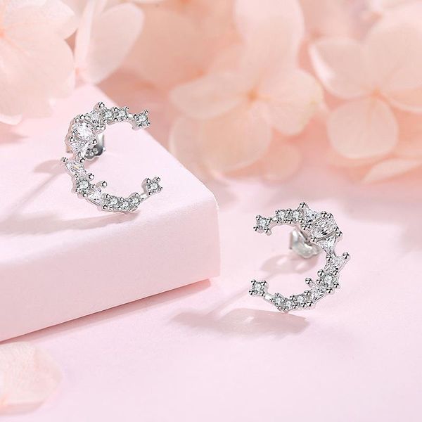 stud s925 sterling silver earrings for women 925 moon fine jewelry wedding crescent diamond crystal, Golden;silver
stud s925 sterling silver earrings for women 925 moon fine jewelry wedding crescent diamond crystal, Golden;silver