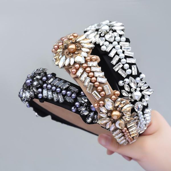 hair clips & barrettes 2021 summer imitation pearl glass flower headband women's creative fashion band party accessories, Golden;silver
hair clips & barrettes 2021 summer imitation pearl glass flower headband women's creative fashion band party accessories, Golden;silver