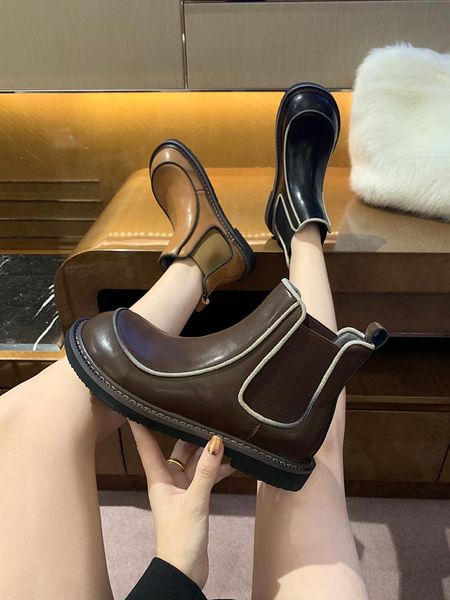 boots cute women's pull on ankle round toe pu low heels shoes black yellow brown b32
boots cute women's pull on ankle round toe pu low heels shoes black yellow brown b32