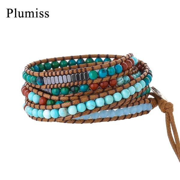 tennis plumiss green jaspers wrap bracelet for women geometric hematite aquamarine stone beaded bracelets grunge jewelry drop, Golden;silver
tennis plumiss green jaspers wrap bracelet for women geometric hematite aquamarine stone beaded bracelets grunge jewelry drop, Golden;silver