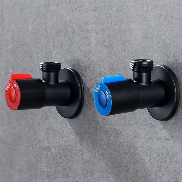 kitchen faucets water triangle valve black brass cold g1/2 thread angle valves for bathroom toilet heater sink
kitchen faucets water triangle valve black brass cold g1/2 thread angle valves for bathroom toilet heater sink