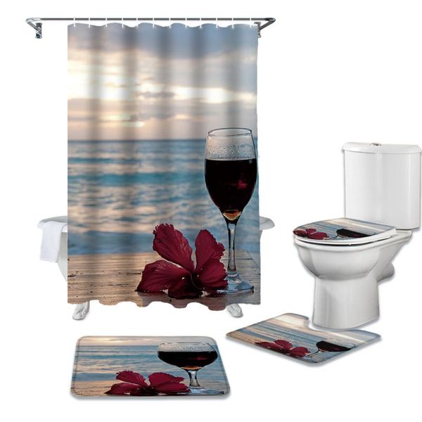 shower curtains wine beach flowers sunrise curtain sets toilet lid cover and bath mat waterproof bathroom
shower curtains wine beach flowers sunrise curtain sets toilet lid cover and bath mat waterproof bathroom