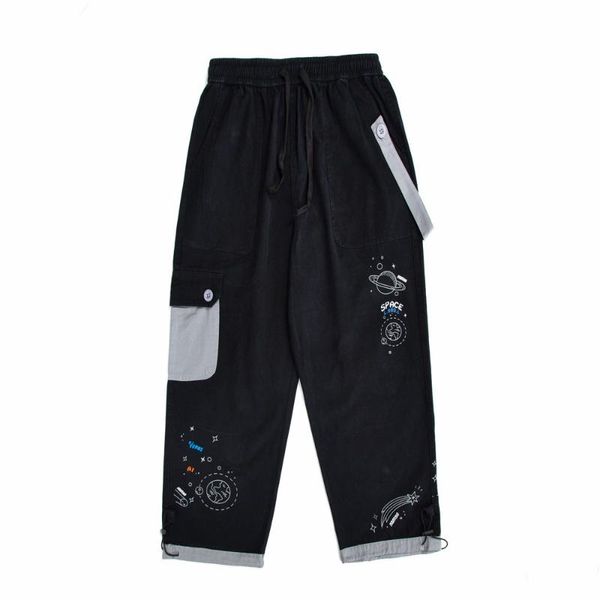 men cartoon japan harajuku streetwear loose casual wide leg pant young male women drawstring feet elastic waist harem trousers men's pa, Black
men cartoon japan harajuku streetwear loose casual wide leg pant young male women drawstring feet elastic waist harem trousers men's pa, Black