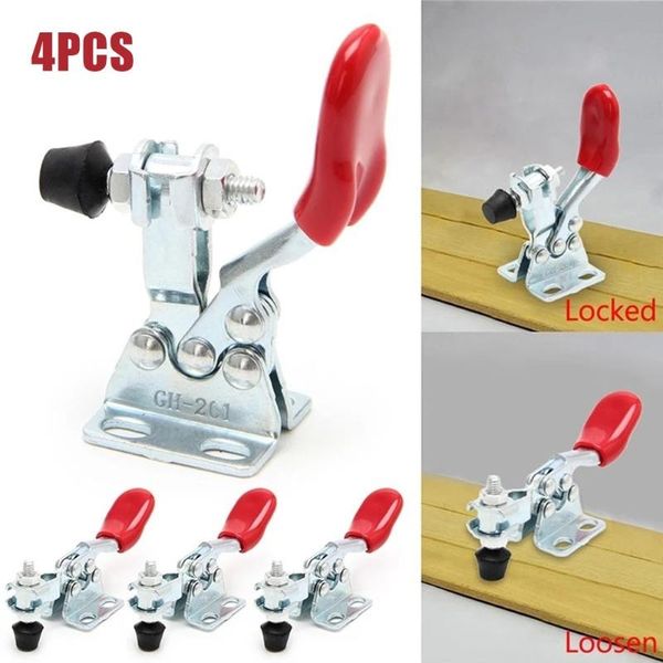 professional hand tool sets 4pcs gh-201 horizontal toggle clamp quick-release clip for woodworking
professional hand tool sets 4pcs gh-201 horizontal toggle clamp quick-release clip for woodworking