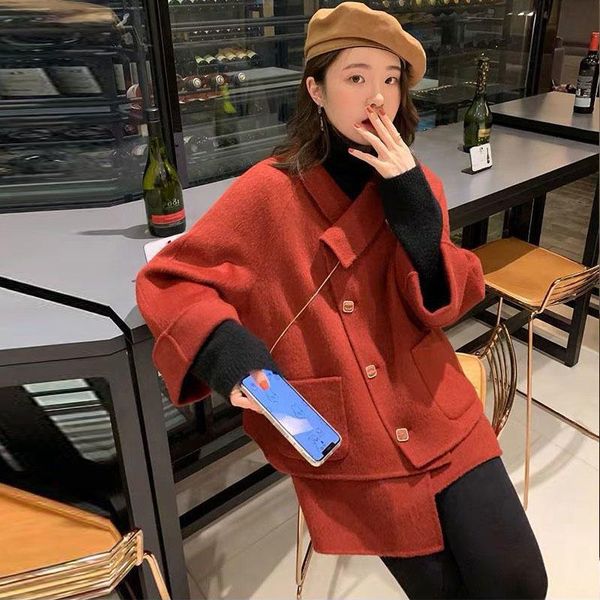 autumn winter women fashion casual suit v-neck long sleeve loose + elegant slim mini skirt birthday party red 2-piece set women's track, Gray
autumn winter women fashion casual suit v-neck long sleeve loose + elegant slim mini skirt birthday party red 2-piece set women's track, Gray