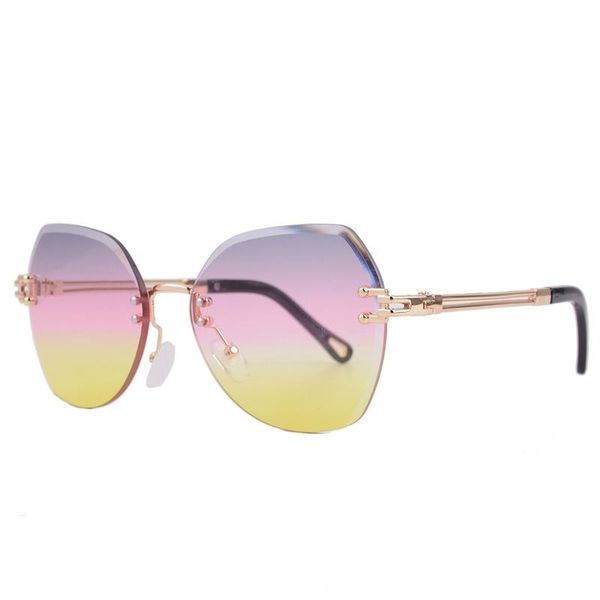 outdoor eyewear fashion sunglasses women brand designer rimless gradient sun glasses shades cutting lens ladies frameless uv400 eyeglasses
outdoor eyewear fashion sunglasses women brand designer rimless gradient sun glasses shades cutting lens ladies frameless uv400 eyeglasses