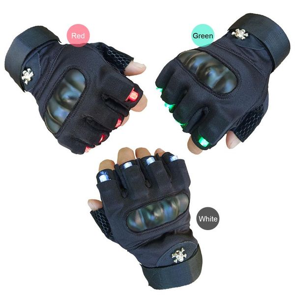 cycling gloves led finger gloves, light up flashing performance stage equipment, half laser glowing for outdoor, Black
cycling gloves led finger gloves, light up flashing performance stage equipment, half laser glowing for outdoor, Black