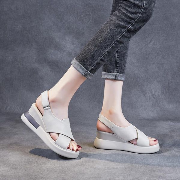 sandals white black leather wedges for women high heels platform summer casual shoes 2021
sandals white black leather wedges for women high heels platform summer casual shoes 2021