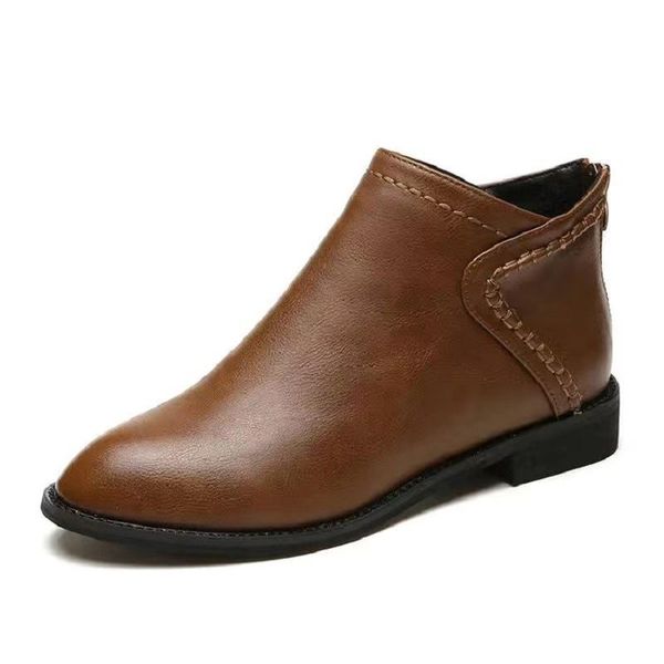 women pu leather ankle boots ladies short plush sewing pointed toe platform boot female spring and autumn high quality, Black
women pu leather ankle boots ladies short plush sewing pointed toe platform boot female spring and autumn high quality, Black