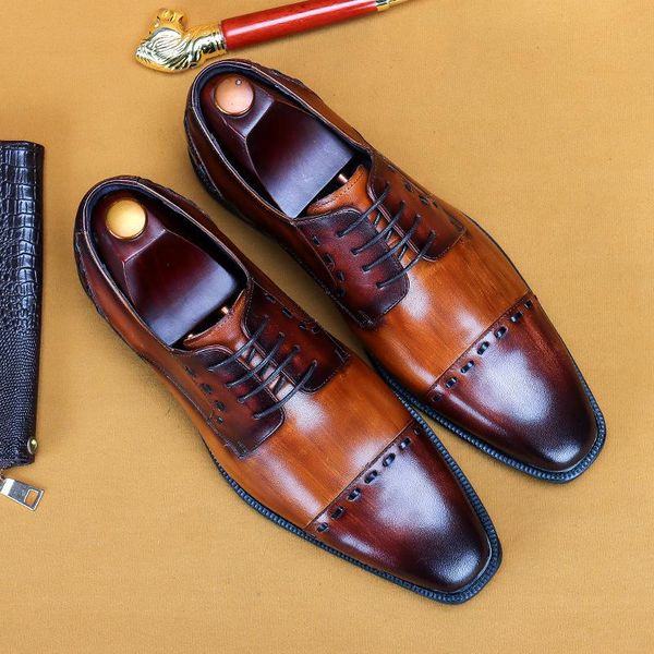 dress shoes men original leather polished designer brand brogues carved suit genuine brown laces wedding phenkang 2021, Black
dress shoes men original leather polished designer brand brogues carved suit genuine brown laces wedding phenkang 2021, Black