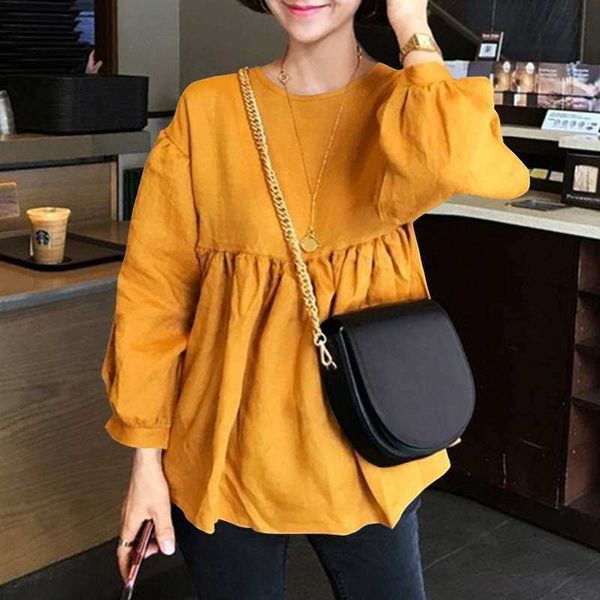 women's blouses & shirts blouses tunic casual long sleeve female solid blouse plus size loose vonda femininas blusas 7u38, White
women's blouses & shirts blouses tunic casual long sleeve female solid blouse plus size loose vonda femininas blusas 7u38, White