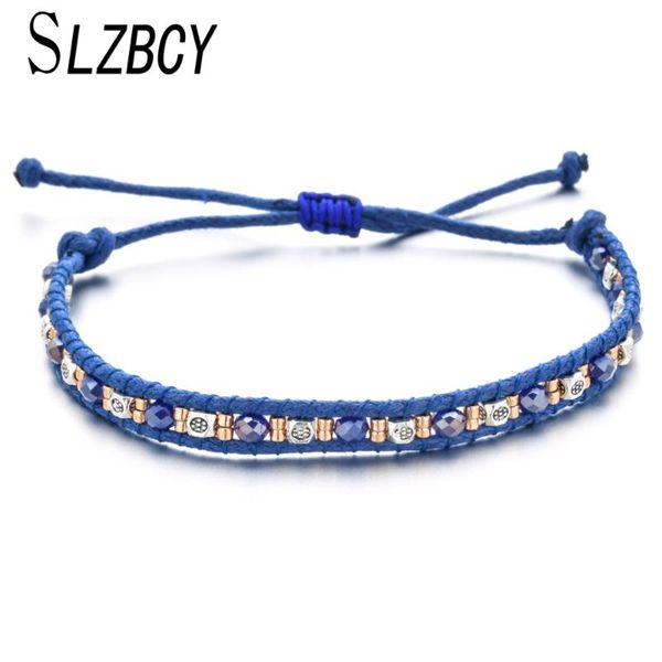 charm bracelets multicolor seed beads charms braided women men handmade adjustable weave rope bracelet jewelry female, Golden;silver
charm bracelets multicolor seed beads charms braided women men handmade adjustable weave rope bracelet jewelry female, Golden;silver