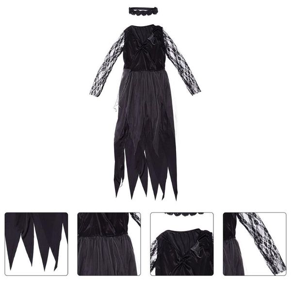 girl's dresses theme costume horrible ghost bride dress creative cosplay, Red;yellow
girl's dresses theme costume horrible ghost bride dress creative cosplay, Red;yellow