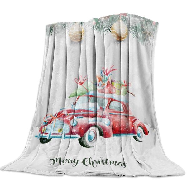Throw Blanket for Sofa Couch- Merry Christmas Red Gift Car Xmas Tree 49 x 59 Inche Flannel Bed Blanket Lightweight Microfiber
Throw Blanket for Sofa Couch- Merry Christmas Red Gift Car Xmas Tree 49 x 59 Inche Flannel Bed Blanket Lightweight Microfiber