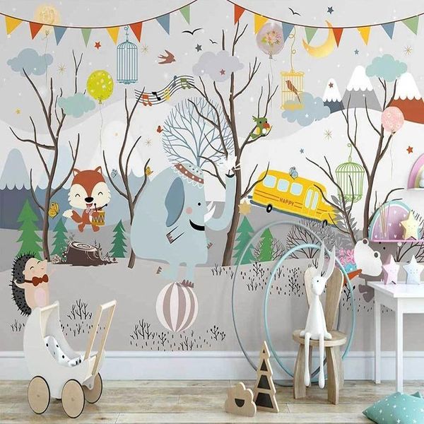 wallpapers cartoon kids bedroom wallpaper hand-painted forest animal concert indoor party decor po wall stickers custom self-adhesive 3d
wallpapers cartoon kids bedroom wallpaper hand-painted forest animal concert indoor party decor po wall stickers custom self-adhesive 3d