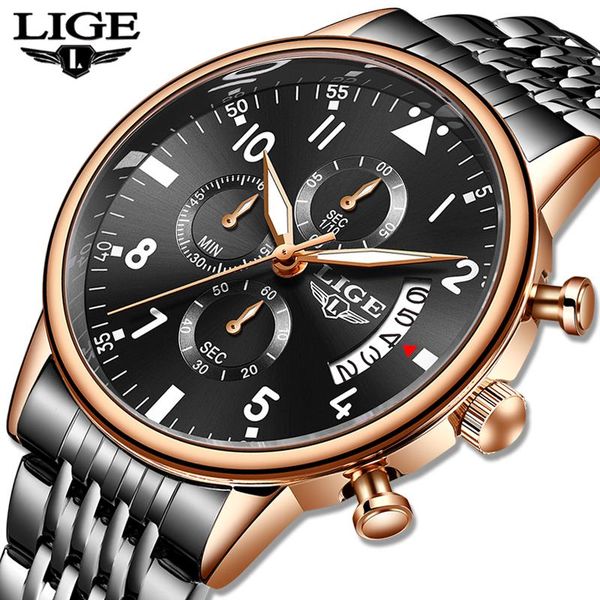 wristwatches 2021 lige watch fashion quartz clock military male watches mens sports waterproof relogio masculino, Slivery;brown
wristwatches 2021 lige watch fashion quartz clock military male watches mens sports waterproof relogio masculino, Slivery;brown