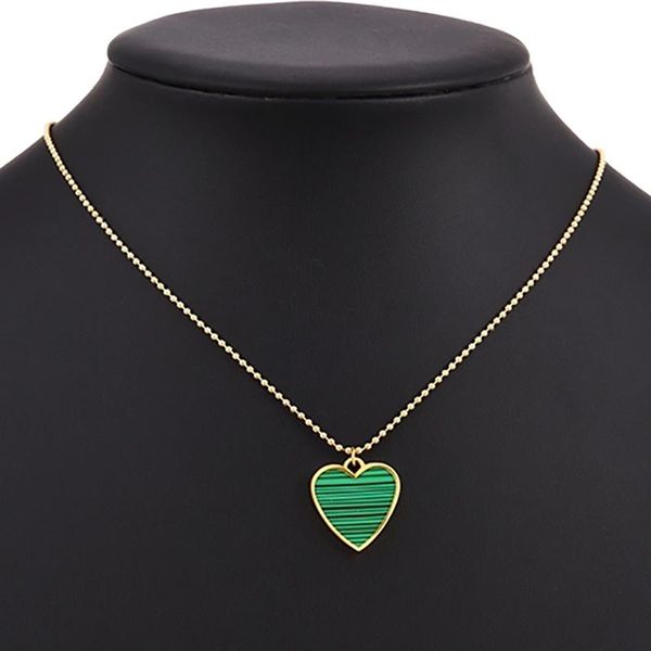 pendant necklaces zhini bohemia gothic black green heart for women gold color clavicle chain choker necklace statement, Silver
pendant necklaces zhini bohemia gothic black green heart for women gold color clavicle chain choker necklace statement, Silver