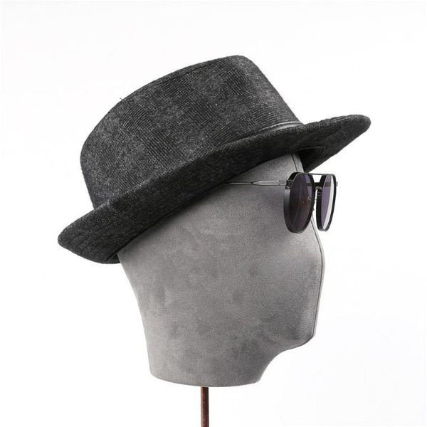 wide brim hats 2021 men stetson fedora hat woolen cloth trilby crown felt for autumn winter vintage formal, Blue;gray
wide brim hats 2021 men stetson fedora hat woolen cloth trilby crown felt for autumn winter vintage formal, Blue;gray