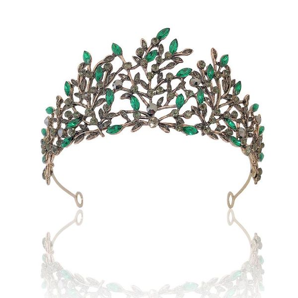 hair clips & barrettes baroque vintage black green crystal crown tiaras bronze leaf tiara headpieces wedding bridal accessories tocados para, Golden;silver
hair clips & barrettes baroque vintage black green crystal crown tiaras bronze leaf tiara headpieces wedding bridal accessories tocados para, Golden;silver