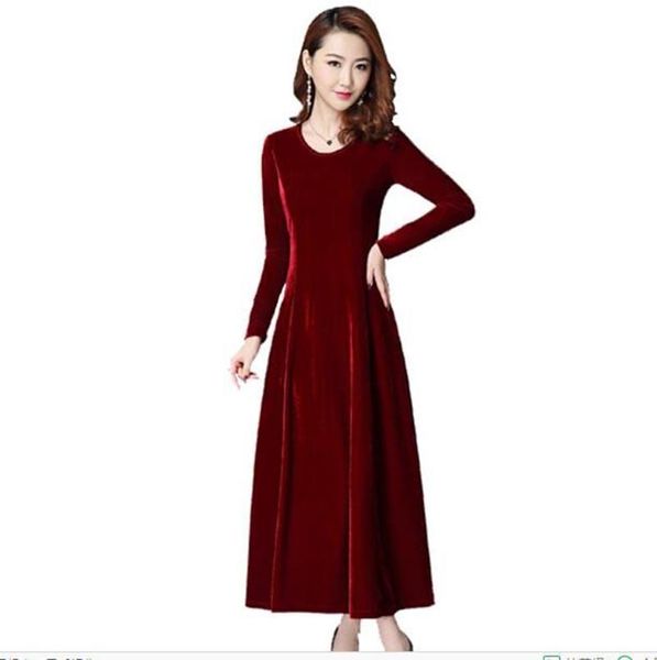 casual dresses autumn winter a-line elegant dress woman large size -3xl solid color o-neck ladies gold velvet 2021 velour ac473, Black;gray
casual dresses autumn winter a-line elegant dress woman large size -3xl solid color o-neck ladies gold velvet 2021 velour ac473, Black;gray