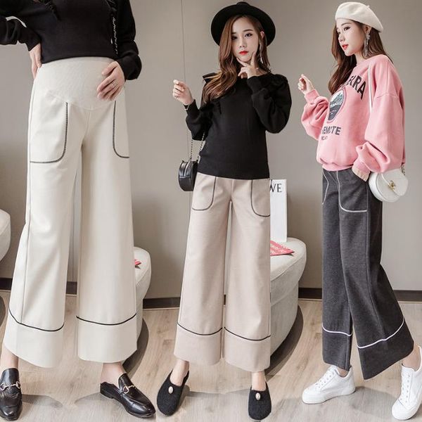 maternity bottoms 2021 pants cotton spring autumn fashion outer wear woolen loose leggings casual working with pockets, White
maternity bottoms 2021 pants cotton spring autumn fashion outer wear woolen loose leggings casual working with pockets, White