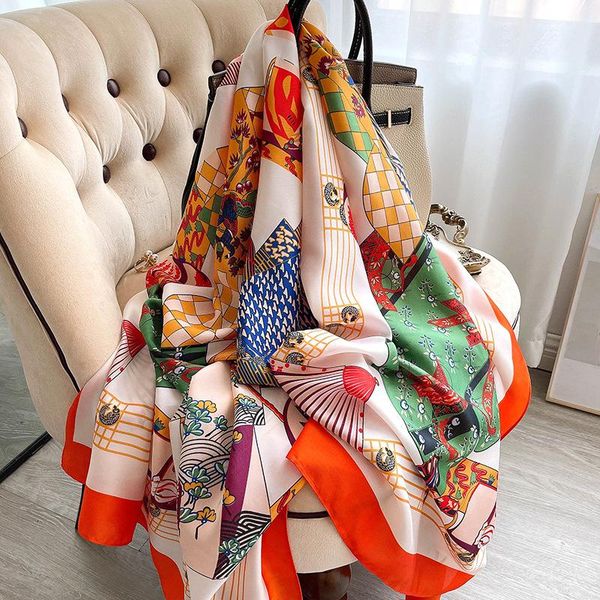 scarves 2021 pashmina silk scarf women design print foulard shawls and wraps hijab headbands female bandana echarpe stoles, Blue;gray
scarves 2021 pashmina silk scarf women design print foulard shawls and wraps hijab headbands female bandana echarpe stoles, Blue;gray