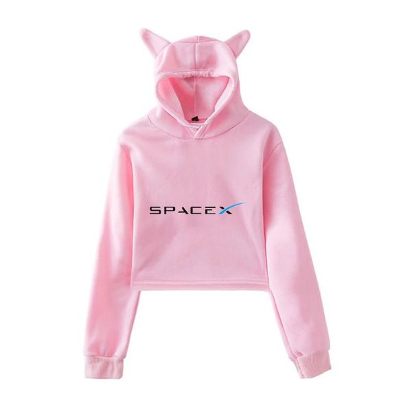 women's hoodies & sweatshirts spacex clothes girls casual cat cropped women long sleeve hooded pullover crop female space x hoodie stre, Black
women's hoodies & sweatshirts spacex clothes girls casual cat cropped women long sleeve hooded pullover crop female space x hoodie stre, Black