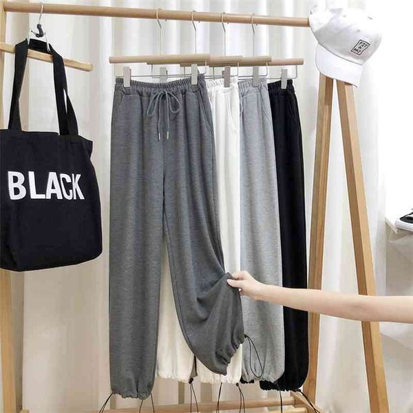 korobov vintage women sweatpants new chic korean high waist solid women trousers preppy style streetwear harem pants 210430, Black;white
korobov vintage women sweatpants new chic korean high waist solid women trousers preppy style streetwear harem pants 210430, Black;white