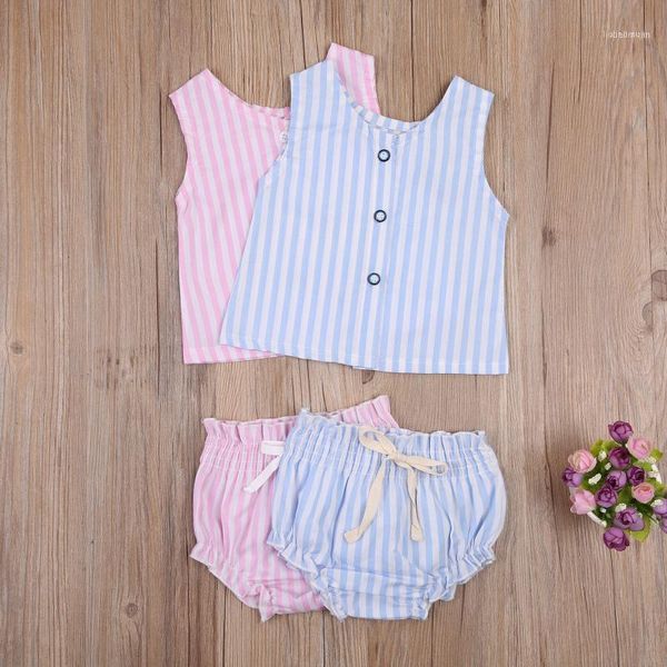 clothing sets summer sleeveless 2pcs clothes baby girl vest buttons shorts suit strip bowknot ruffle loose trousers sleepwear casual1, White
clothing sets summer sleeveless 2pcs clothes baby girl vest buttons shorts suit strip bowknot ruffle loose trousers sleepwear casual1, White