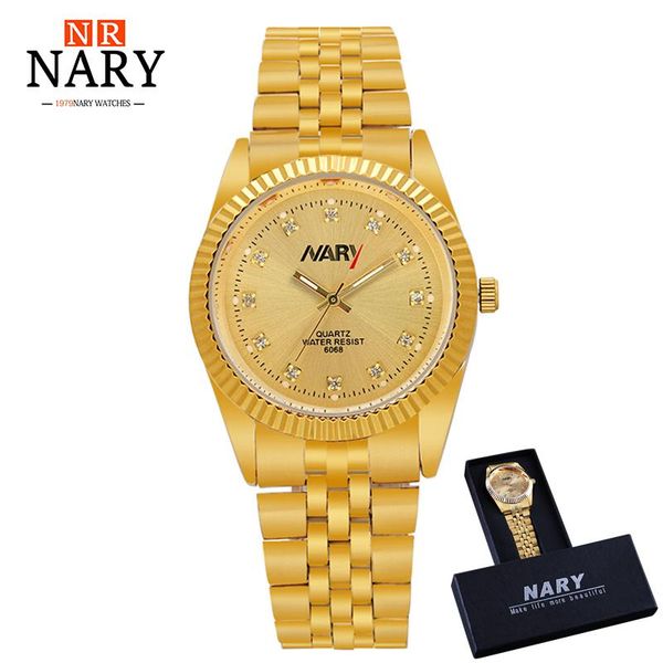 wristwatches nary men gold watch male stainless steel fashion golden men's wholesale quartz watches gift box, Slivery;brown
wristwatches nary men gold watch male stainless steel fashion golden men's wholesale quartz watches gift box, Slivery;brown