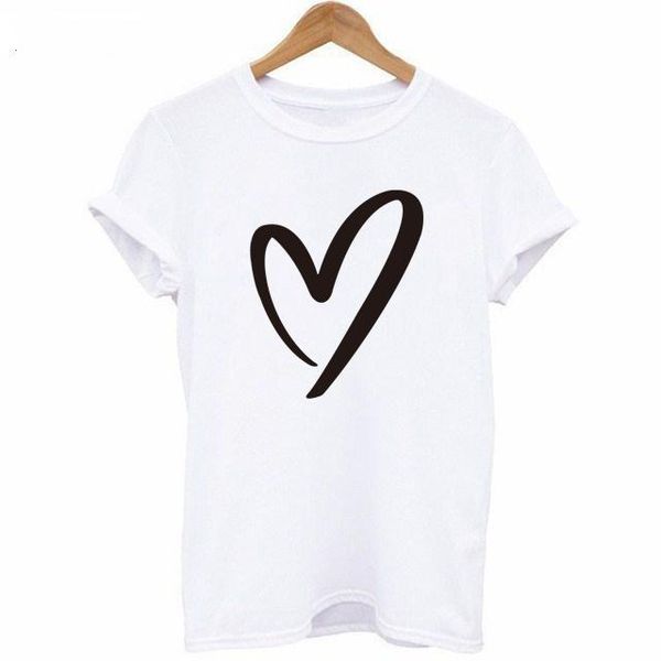 women's t-shirt heart print women tshirt cotton casual funny t shirt for lady girl tee hipster short sleeves shirts, White
women's t-shirt heart print women tshirt cotton casual funny t shirt for lady girl tee hipster short sleeves shirts, White