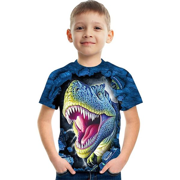 blue dinosaur pattern children 3d printing t-shirt animal print summer daily sweatshirt round neck short sleeve high quality
blue dinosaur pattern children 3d printing t-shirt animal print summer daily sweatshirt round neck short sleeve high quality