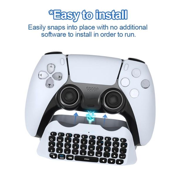 game controllers & joysticks 3.5mm wireless gamepad keyboard controller chat pad for ps5 dual sence built in speaker voice 
game controllers & joysticks 3.5mm wireless gamepad keyboard controller chat pad for ps5 dual sence built in speaker voice