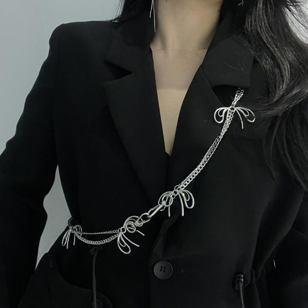chokers metal bow waist chain suit special-interest design with crossbody, Golden;silver
chokers metal bow waist chain suit special-interest design with crossbody, Golden;silver