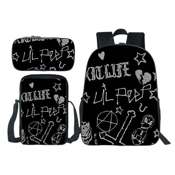 backpack lil peep shoulder bag pencil case teenagers bookbag children back to school gift fashion mochila boys girls bags
backpack lil peep shoulder bag pencil case teenagers bookbag children back to school gift fashion mochila boys girls bags