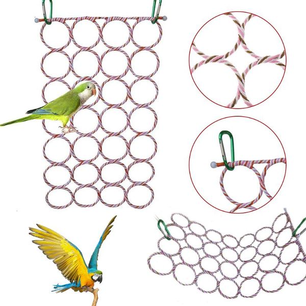 other bird supplies pet climbing net parrot toys rope training toy bed parakeet macaw play gym
other bird supplies pet climbing net parrot toys rope training toy bed parakeet macaw play gym