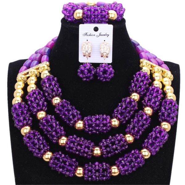 earrings & necklace nigerian jewellery set purple balls african beads jewelry sets big 2021 fine for women with gold ball, Silver
earrings & necklace nigerian jewellery set purple balls african beads jewelry sets big 2021 fine for women with gold ball, Silver