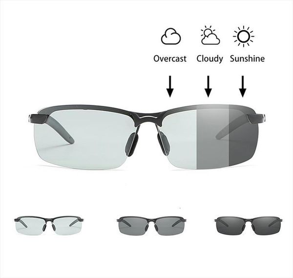 Fashion Sports Polarized Sunglasses Men Brand Designer Outdoor Driving Photochromic Sun Glasses Anti Glare Goggles, White;black
Fashion Sports Polarized Sunglasses Men Brand Designer Outdoor Driving Photochromic Sun Glasses Anti Glare Goggles, White;black