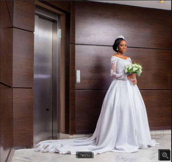 robe de mariage 2021 modest white satin a line wedding dress vintage long sleeve lace appliques v neckline muslim women bride dresses court
robe de mariage 2021 modest white satin a line wedding dress vintage long sleeve lace appliques v neckline muslim women bride dresses court