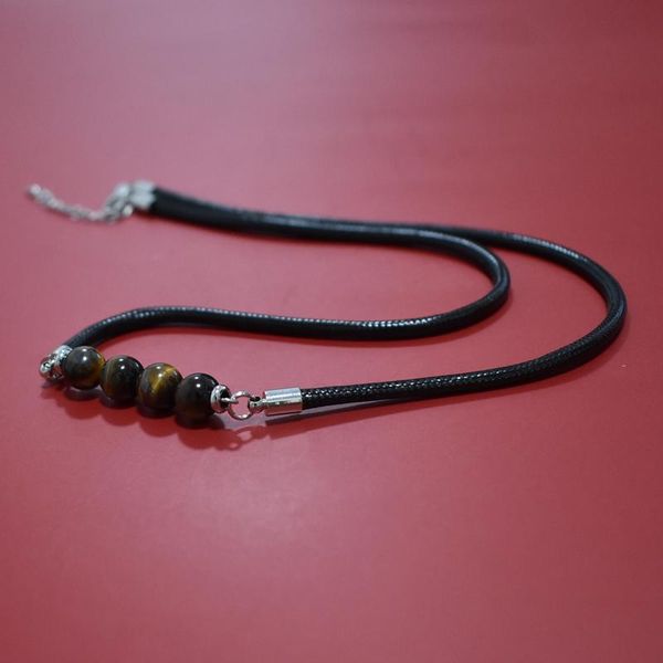 pendant necklaces wholesale natural stone necklace simple round shape tiger eye beads good quality jewelry, Silver 
pendant necklaces wholesale natural stone necklace simple round shape tiger eye beads good quality jewelry, Silver