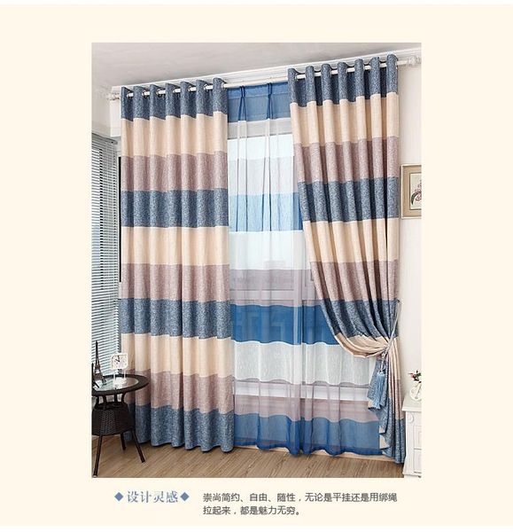 the high-end modern cotton linen curtains living room bedroom custom curtain & drapes